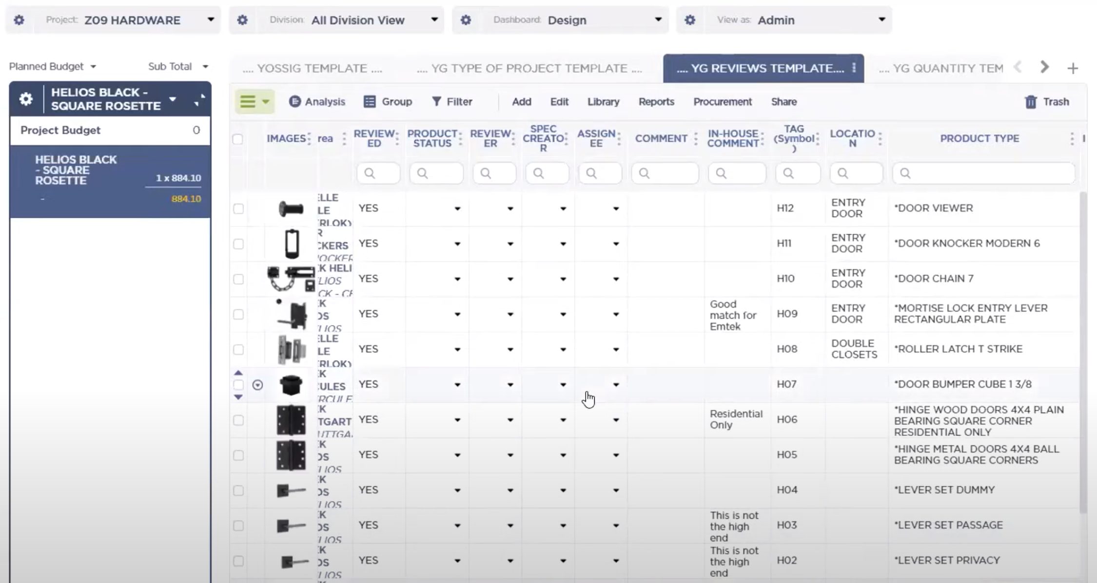 Here's How This FF&E Manager Makes the Specification Process Much More Efficient | ff&e specification software | Fohlio | product components