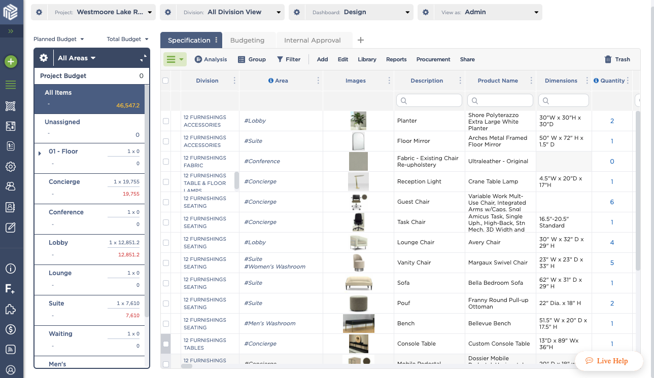 The Ultimate Guide to Setting Up Your Online Materials Library | Fohlio | FF&E specification | spec sheet